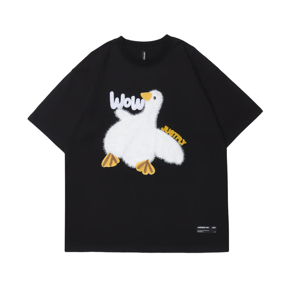 Playera Streetwear Harajuku Unisex Estampado Cartoon Hip Hop