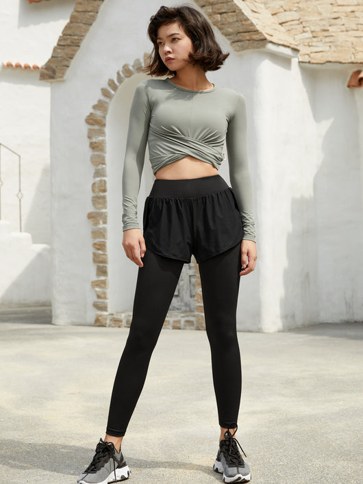 Conjunto Deportivo Yoga Levanta Cadera Secado Rápido Elástico