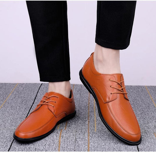 Zapatos Casuales de Cuero para Hombre con Suela Suave - Image 17