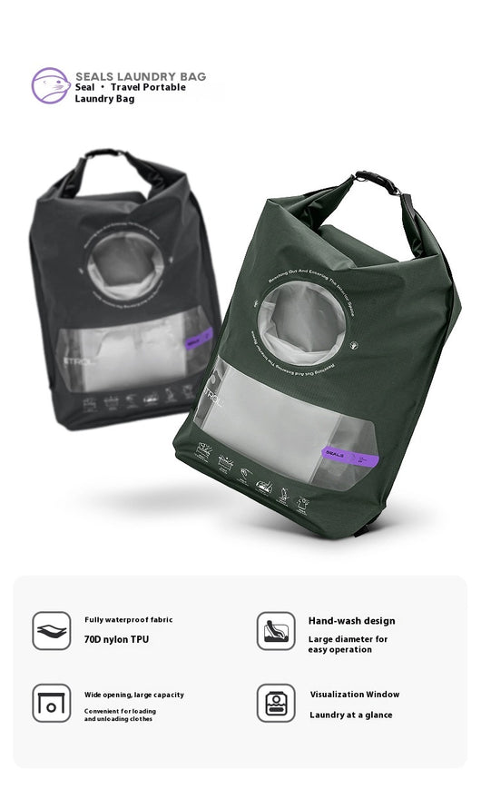 Bolsa de Lavandería Portátil Plegable para Viajes - Image 7