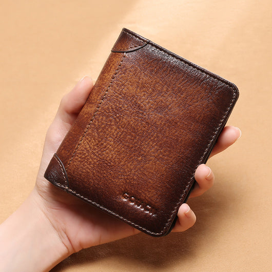 Billetera Multifuncional de Cuero para Hombre - Cartera Compacta Moderna - Image 5