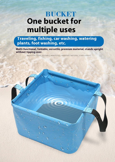 Cubo de Pesca Plegable Impermeable para Exteriores - Image 14