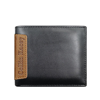 Cartera Corta de Cuero Genuino para Hombre - Image 7
