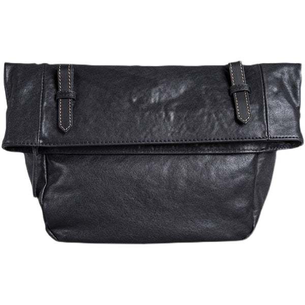 Bolsa Mensajera de Cuero para Hombre Estilo Japonés Casual