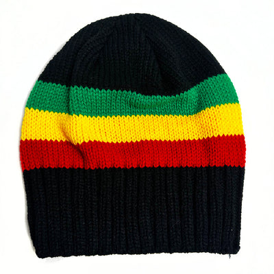 Gorro Reggae de Lana Tejido a Mano para Invierno