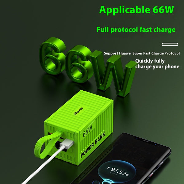 Power Bank 20000 mAh con Carga Súper Rápida 66W y Capacidad Extendida