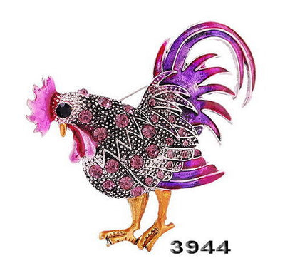 Broche Gallo Retro Personalizado - Image 5