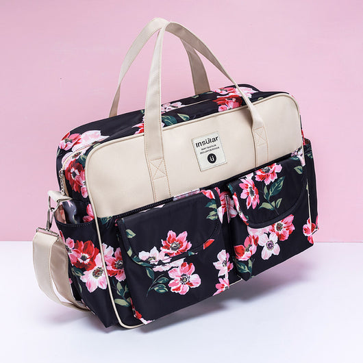 Bolso Maternal Bandolera Elegante con Diseño Asimétrico - Image 15