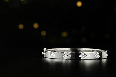 Pulsera Vintage Trébol en Plata 925 y Baño de Oro - Image 14