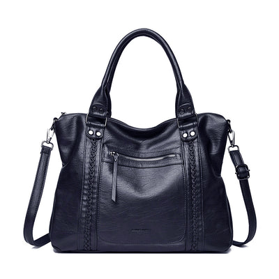 Bolso Bandolera de Cuero Genuino Vintage para Mujer - Image 4