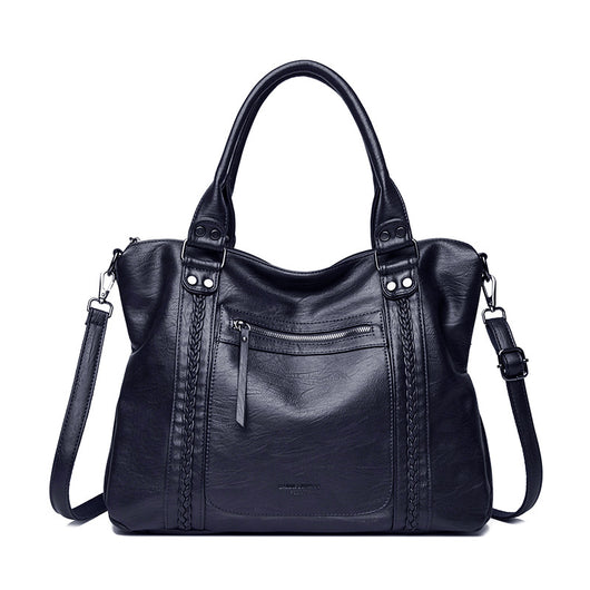 Bolso Bandolera de Cuero Genuino Vintage para Mujer - Image 4