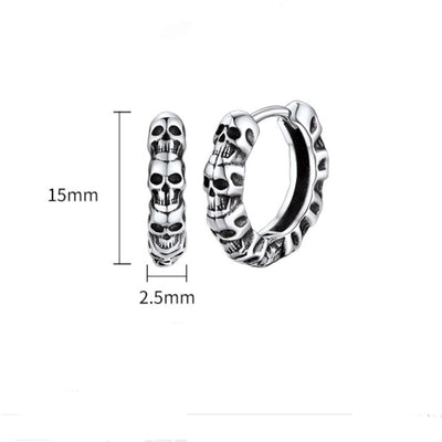 Aretes Minimalistas de Personalidad Oscura para Mujer - Image 7