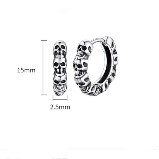 Aretes Minimalistas de Personalidad Oscura para Mujer - Image 7