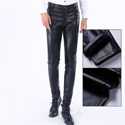 Pantalones de Cashmira Elásticos Ajustados para Hombre Talla Grande - Image 7