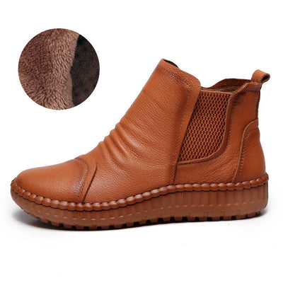 Botas de Invierno para Mujer con Forro de Terciopelo y Cuero - Image 9