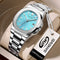 Reloj Hombre Acero Inoxidable Resistente al Agua con Esfera Luminosa