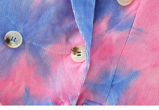 Saco Cruzado Tie-Dye en Poliéster - Diseño Moderno y Versátil - Image 15