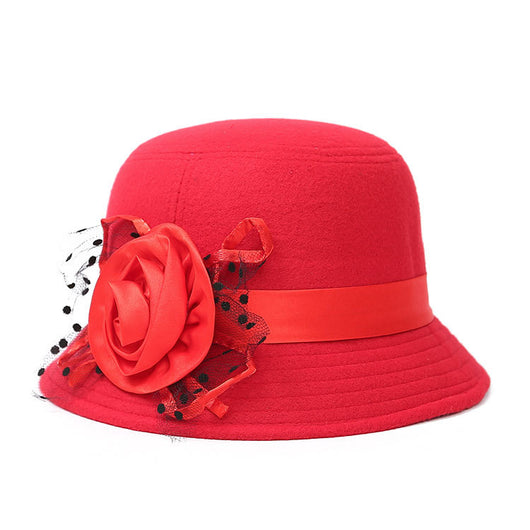 Sombrero de Lana con Ala Ancha para Mujer - Estilo Casual Moderno - Image 18