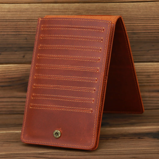 Cartera Hombre Cuero Genuino con Compartimento para Celular y Tarjetas - Image 11