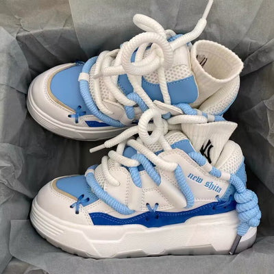 Tenis Retro Gruesos con Plataforma Elevadora para Parejas - Image 10
