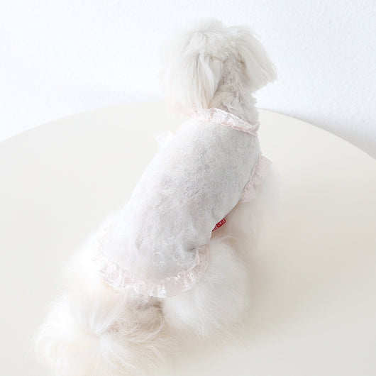 Chaleco de Encaje Antiestático para Mascotas - Ropa Elegante para Perros y Gatos - Image 8