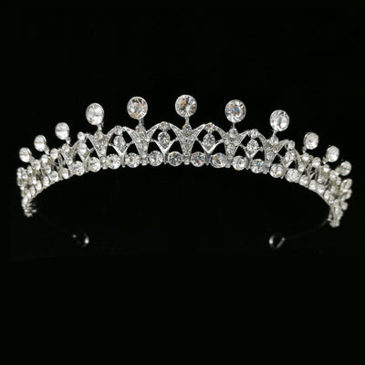 Diadema de Novia con Cristales Ojo de Caballo - Joyería Nupcial Europea y Americana - Image 30