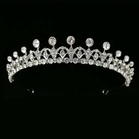 Diadema de Novia con Cristales Ojo de Caballo - Joyería Nupcial Europea y Americana - Image 30