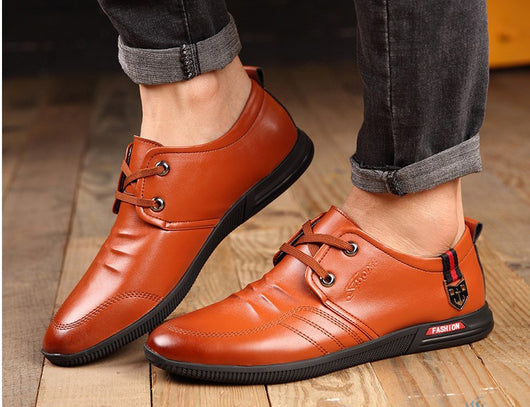 Zapatos de Cuero para Hombre con Suela Flexible - Image 11