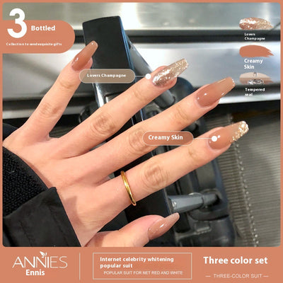 Set de Esmalte de Gel Nude Hielo Tricolor 2024 - Colección Jelly - Image 39