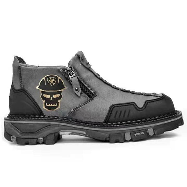 Botas Cortas Calavera Estilo Europeo y Americano para Hombre - Image 6
