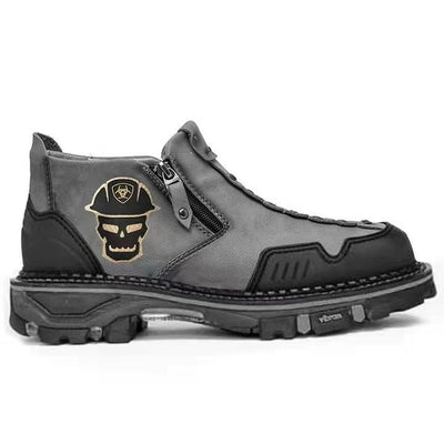 Botas Cortas Calavera Estilo Europeo y Americano para Hombre - Image 6