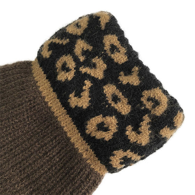 Traje Estampado Leopardo Europeo Cálido y Grueso - Image 11