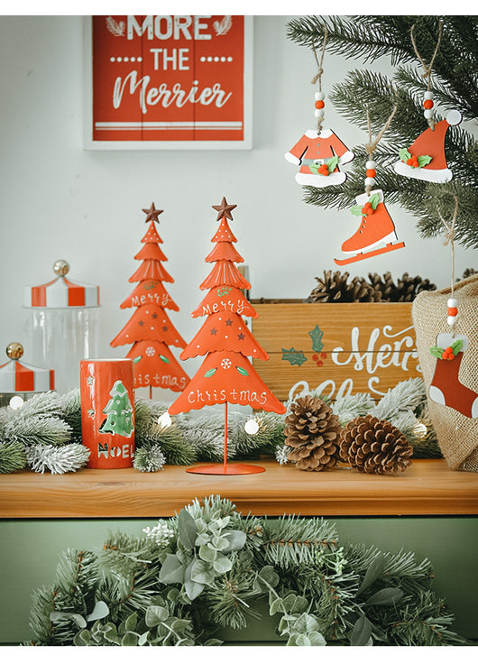 Árbol de Navidad de Metal para Ventana - Adorno Decorativo del Hogar - Image 18