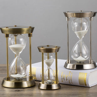 Reloj de Arena Decorativo de Madera 15 Minutos para Escritorio y Estudio - Image 29