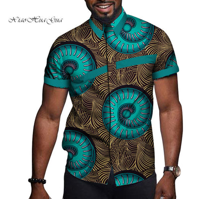 Camiseta Estampada de Manga Corta Africana para Hombre - Image 7