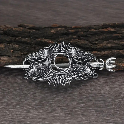 Broches Vikingos para Mujer de Aleación | Diseños de Animal, Luna y Nube - Image 18