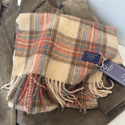 Bufanda Cuadros Lujo Cashmere Unisex - Image 15