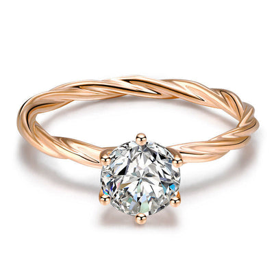 Anillo de Moissanita con Diseño de Vid Elegante para Mujer - Image 13