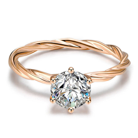 Anillo de Moissanita con Diseño de Vid Elegante para Mujer - Image 13