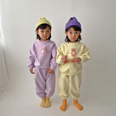 Pijama Infantil Estampado Osito para Niños y Niñas