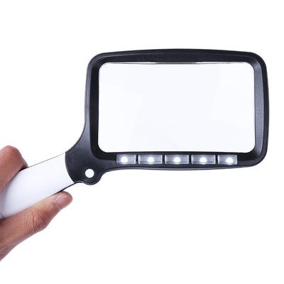 Lupa Rectangular Plegable con Luz LED para Lectura y Detalles - Image 6