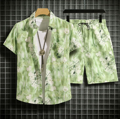 Conjunto Hawaiano para Hombre: Pantalones Sueltos + Camisa Estampada Secado Rápido - Image 8