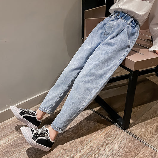 Jeans Stileto Slim Fit de Dos Botones para Niñas - Image 14