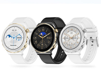 Reloj Inteligente HW52 Elegante con Esfera Redonda de Aleación de Zinc - Image 9