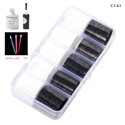 Set de 12 Láminas Decorativas para Uñas - Transferencias Nail Art - Image 51