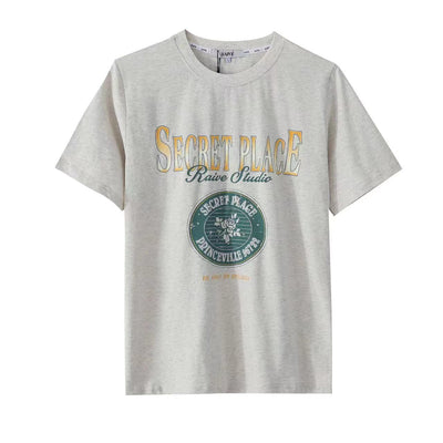 Camiseta Retro Americana Oversize Desgastada - Image 5