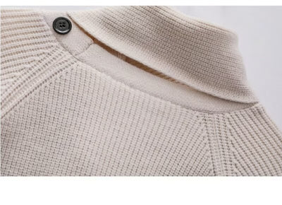 Suéter Tejido para Hombre con Diseño de Botones y Corte Relajado - Image 17