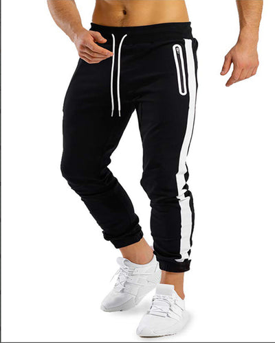 Pantalones Deportivos para Correr con Contraste Lateral y Cierre Velcro - Image 14