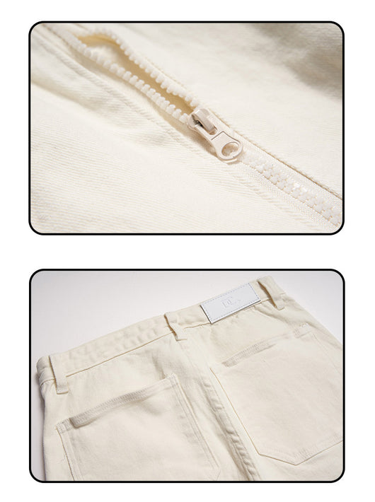 Overol Hombre Diseño Europeo Americano con Cierre y Costura Decorativa - Image 8