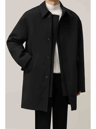 Abrigo Holgado Largo Tipo Duster para Hombre - Image 3